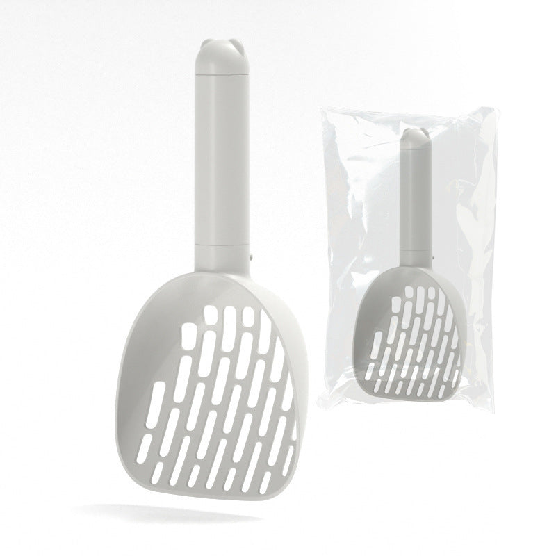 Plastic Cats Poop Scoop With Base