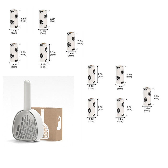 Plastic Cats Poop Scoop With Base