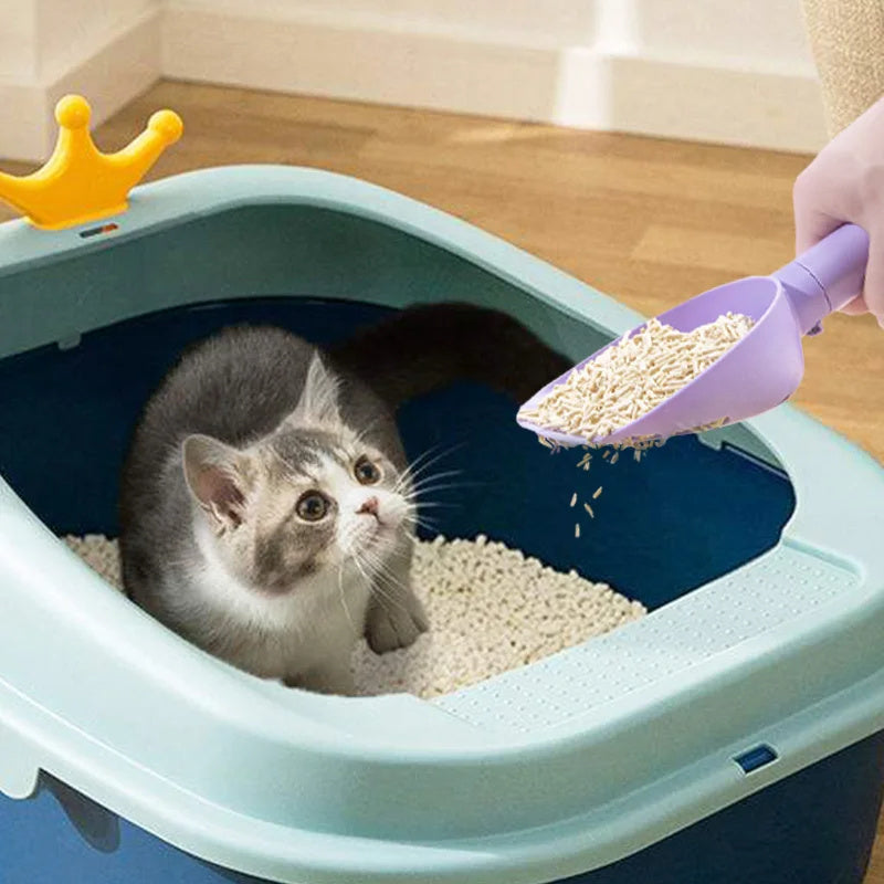 Plastic Cats Poop Scoop With Base