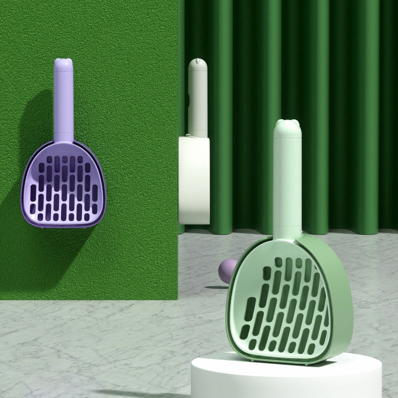 Plastic Cats Poop Scoop With Base